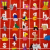 Wall Hanging Alphabet, Felt