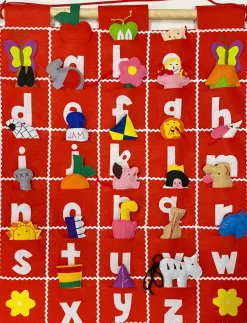 Wall Hanging Alphabet, Felt