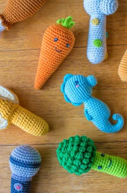 Weegoamigo - Rattle Crochet Broccoli