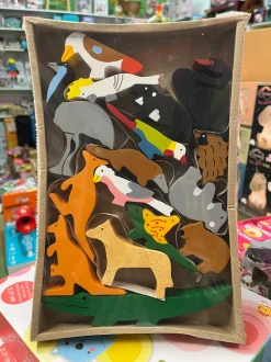 Wooden Australian Animals 16 Piece Set